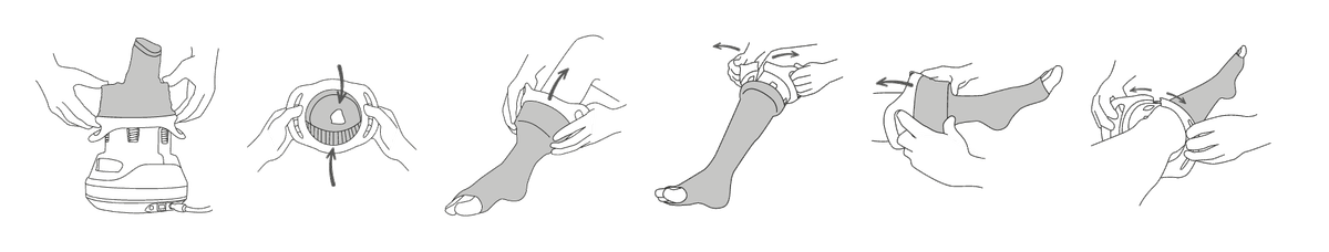 Active HelpSoq- elektrisk strømpepåtrekker
