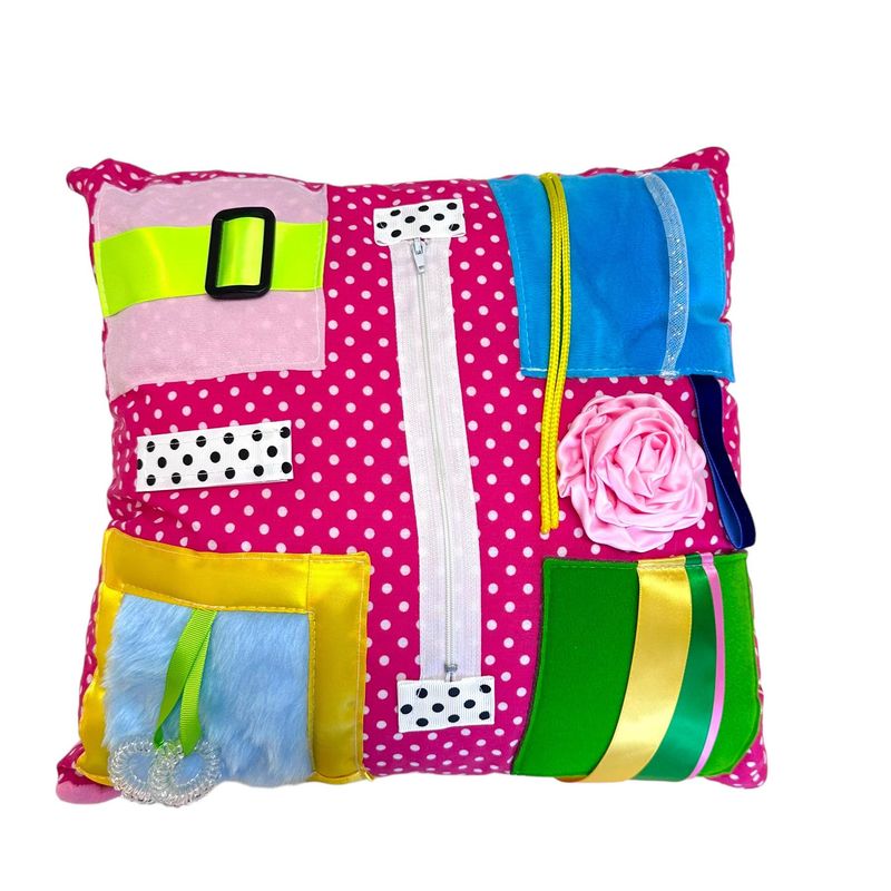 Sansepute for demens – taktil fiklepute rosa