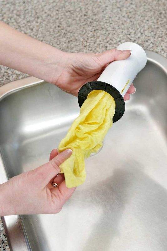 Ergonomisk presse til klut