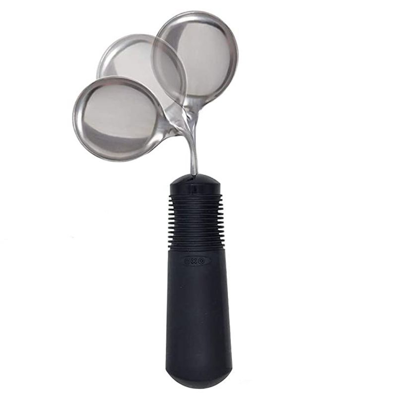 Godt grep suppeskje med vekt