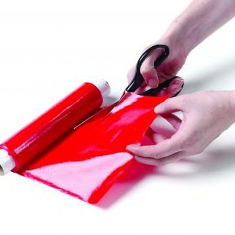 Sklikkerull 20cm x 1m- rød