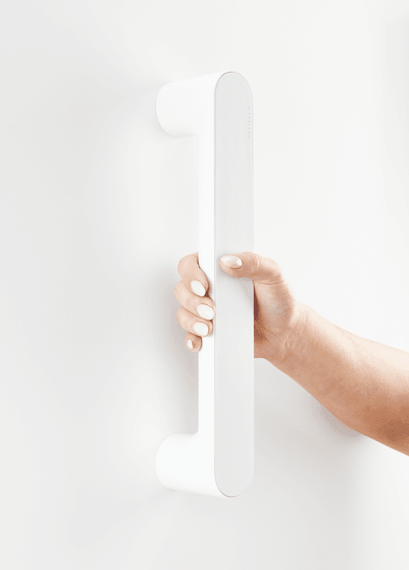 Støttehåndtak Elegant perlehvit