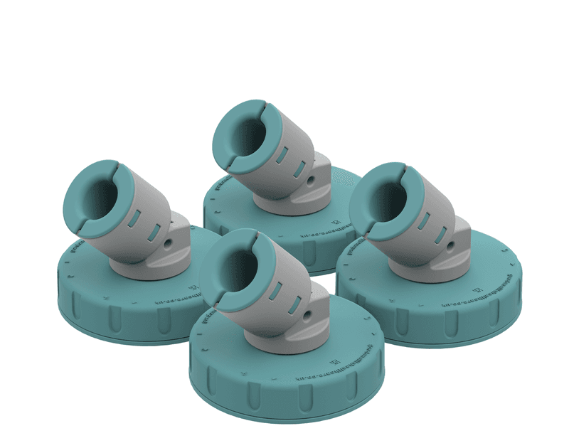 Sugeføtter universal,  4pk