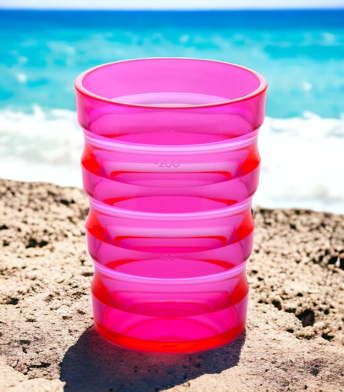 Godt grep kopp rosa, 4pk